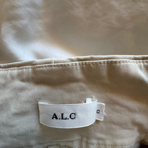 ALC Kyle Beige Or Cream Lace Up Pants - Picture 4 of 4